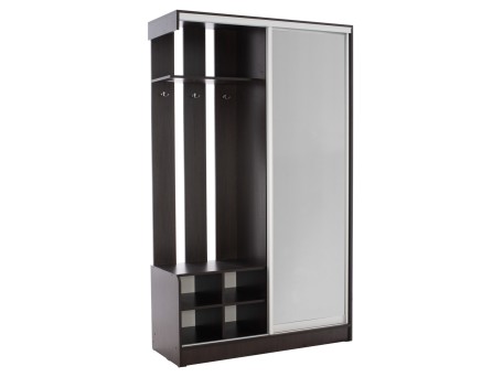 ΕΠΙΠΛΟ ΕΙΣΟΔΟΥ ΜΕ ΣΥΡΟΜΕΝΗ ΝΤΟΥΛΑΠΑ Κ ΚΑΘΡΕΦΤΗ DULCE WENGE HM2424.02 118X45X210Yεκ.