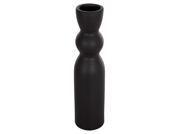 ΕΠΙΤΡΑΠΕΖΙΟ ΚΕΡΑΜΙΚΟ ΔΙΑΚΟΣΜΗΤΙΚΟ SCEPTER HM4614.02 ΜΑΥΡΟ ΜΑΤ Φ8x35Υ εκ.