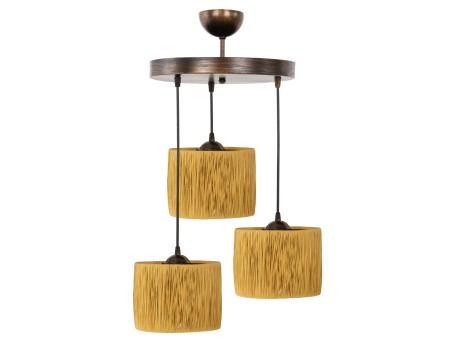 ΦΩΤΙΣΤΙΚΟ ΟΡΟΦΗΣ ΤΡΙΦΩΤΟ HM7948.05 ΜΠΕΖ ΜΠΡΟΝΖΕ Φ30x70Yεκ.