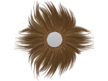 ΚΑΘΡΕΠΤΗΣ ΣΤΡΟΓΓΥΛΟΣ ΜΕ ΠΛΑΙΣΙΟ ΦΛΟΙΟ ΜΠΑΝΑΝΑΣ ΣΕ ΧΡΩΜΑ ΦΥΣΙΚΟ 100x4x100 ΕΚ.HM7735