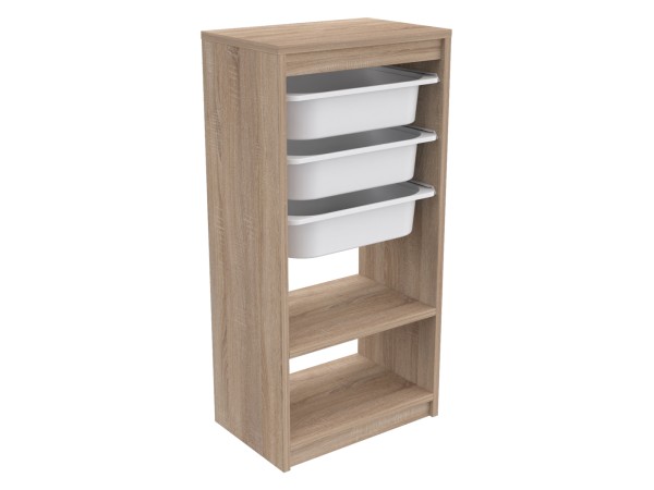 ΣΥΡΤΑΡΙΕΡΑ SANI HM18198.03 ΜΕΛΑΜΙΝΗ SONAMA-ΛΕΥΚΑ ΣΥΡΤΑΡΙΑ P.E. 45,5x30x92Υ