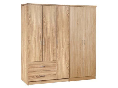 ΝΤΟΥΛΑΠΑ 5ΦΥΛΛΗ CAESAR HM21234.02 ΜΕΛΑΜΙΝΗ ΧΡΩΜΑ SONAMA 150x42.5x181Υεκ
