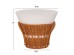 ΣΕΤ 2ΤΜΧ ΒΟΗΘΗΤΙΚΑ ΤΡΑΠΕΖΙΑ PERRAL HM21138.02 FIBER CEMENT ΛΕΥΚΟ-ΦΥΣΙΚΟ RATTAN