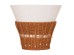 ΣΕΤ 2ΤΜΧ ΒΟΗΘΗΤΙΚΑ ΤΡΑΠΕΖΙΑ PERRAL HM21138.02 FIBER CEMENT ΛΕΥΚΟ-ΦΥΣΙΚΟ RATTAN