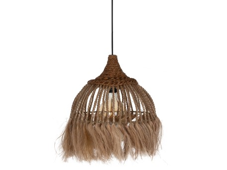 ΦΩΤΙΣΤΙΚΟ ΟΡΟΦΗΣ ΑΠΟ ΚΑΝΝΑΒΗ ΜΑΝΙΛΑΣ ΣΕ ΦΥΣΙΚΟ ΧΡΩΜΑ ΜΕ ΚΡΟΣΙΑ 36x36x45Υεκ.HM7751