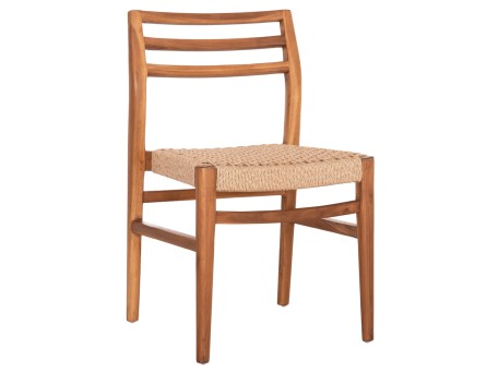 ΚΑΡΕΚΛΑ ΤΡΑΠΕΖΑΡΙΑΣ HERRIN HM18231 ΞΥΛΟ TEAK-ΣΧΟΙΝΙ VIRO 46x51x78Υεκ.