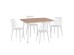 ΣΕΤ ΤΡΑΠΕΖΑΡΙΑΣ ΕΣ.ΧΩΡΟΥ 5ΤΜΧ PALOMA HM11389 ΛΕΥΚΟ-SONAMA MDF TOP
