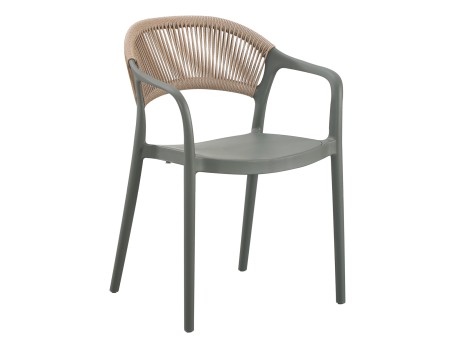 ΠΟΛΥΘΡΟΝΑ ΠΟΛΥΠΡΟΠΥΛΕΝΙΟΥ EVA HM6155.05 OLIVE GREEN--P.P. ΜΠΕΖ ΣΧΟΙΝΙ 56,5x53x80Υεκ.