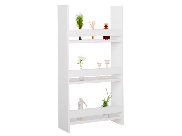 ΡΑΦΙΕΡΑ ΤΟΙΧΟΥ SANI HM18223.01 ΜΕΛΑΜΙΝΗ ΣΕ ΛΕΥΚΟ 60x10x90Υεκ. (3 ΡΑΦΙΑ)