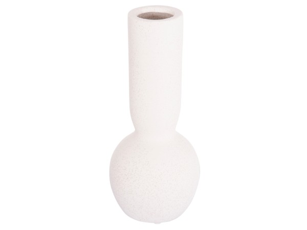 ΕΠΙΤΡΑΠΕΖΙΟ ΚΕΡΑΜΙΚΟ ΔΙΑΚΟΣΜΗΤΙΚΟ GALAD HM4616.01 ΚΡΥΣΤΑΛΛΙΚΟ ΥΠΟΛΕΥΚΟ Φ11x26Υεκ