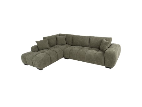 ΚΑΝΑΠΕΣ ΓΩΝΙΑ (ΑΡΙΣΤΕΡΗ) COVEN HM3266.04L ΠΡΑΣΙΝΟ ΥΦΑΣΜΑ 298x102-208x85Υεκ.