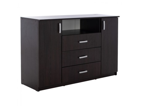 ΜΠΟΥΦΕΣ ΜΕ 2 ΝΤΟΥΛΑΠΙΑ Κ 3 ΣΥΡΤΑΡΙΑ ADLER WENGE HM2430.02 120X45X85Y εκ.