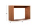 ΡΑΦΙΕΡΑ CHENGIS HM9830 3ΤΜΧ ΞΥΛΟ TEAK ΣΕ ΦΥΣΙΚΟ ΧΡΩΜΑ 60x20x38Υεκ