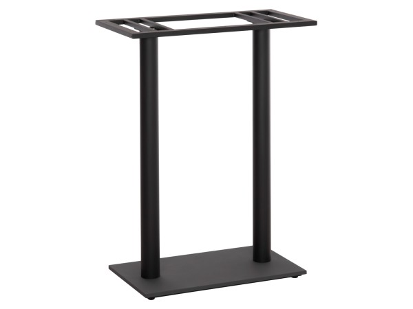 ΒΑΣΗ ΤΡΑΠΕΖΙΟΥ ΜΠΑΡ HM480.01 ΔΥΟ ΠΟΔΙΑ-ΜΕΤΑΛΛΙΚΗ ΣΕ ΜΑΥΡΟ ΧΡΩΜΑ 80x40x108Υεκ