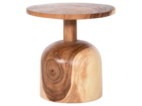 ΒΟΗΘΗΤΙΚΟ ΤΡΑΠΕΖΑΚΙ PUMBE-s HM9892 ΞΥΛΟ SUAR ΣΕ ΦΥΣΙΚΟ ΧΡΩΜΑ Φ39,5x40Υεκ