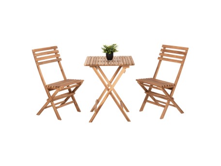 ΣΕΤ 3ΤΜΧ ΕΞΩΤ.ΧΩΡΟΥ ΠΤΥΣΣΟΜΕΝΟ KENDYR HM9907 ΜΑΣΙΦ TEAK ΞΥΛΟ-ΦΥΣΙΚΟ 46x50x88,5Υ