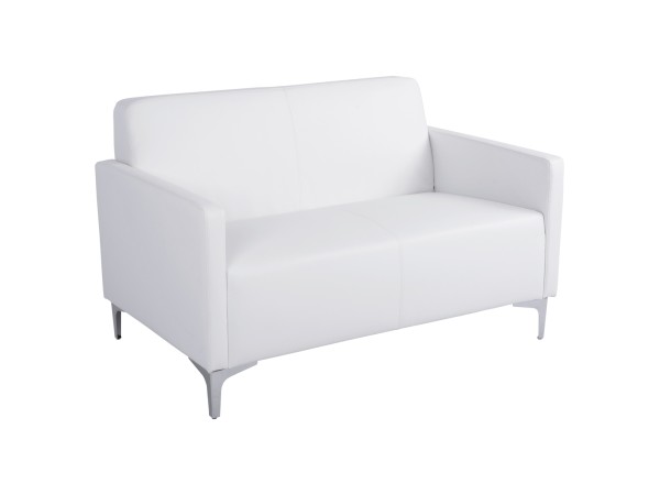 ΚΑΝΑΠΕΣ 2ΘΕΣΙΟΣ NELLIE HM3159.22 ΜΕ ΛΕΥΚΟ PU 113x71x71Υ εκ.