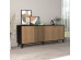 ΜΠΟΥΦΕΣ ΜΕΛΑΜΙΝΗΣ KRUDEN HM9446.11 ΜΑΥΡΟ-ΦΥΣΙΚΟ 180x40x78.6Υεκ.