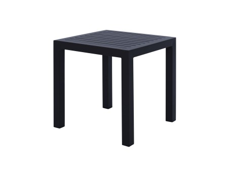 ΤΡΑΠΕΖΙ ΑΛΟΥΜΙΝΙΟΥ QIANA HM5402.02 ΓΚΡΙ 45x45x45,5 εκ.