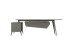 ΓΡΑΦΕΙΟ ΕΠΑΓΓΕΛΜΑΤΙΚΟ LUX SERIES 237X160X75Yεκ. ΔΕΞΙΑ ΓΩΝΙΑ ΣΤΑΧΤΙ ΜΟΚΑ HM2117R