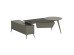 ΓΡΑΦΕΙΟ ΕΠΑΓΓΕΛΜΑΤΙΚΟ LUX SERIES 237X160X75Yεκ. ΔΕΞΙΑ ΓΩΝΙΑ ΣΤΑΧΤΙ ΜΟΚΑ HM2117R