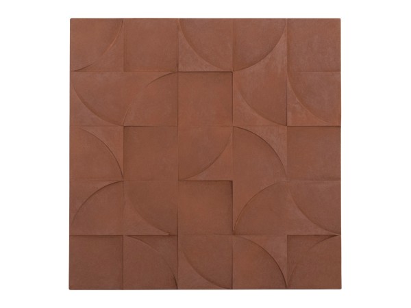 ΠΙΝΑΚΑΣ ΤΕΤΡΑΓΩΝΟΣ ΣΕΙΡΑ SANTORINI HM4524 MDF ΣΕ ΚΑΦΕ ΧΡΩΜΑ 80x5(πάχος)x80Υεκ.