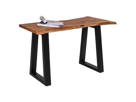 ΤΡΑΠΕΖΙ ΚΟΝΣΟΛΑ MONTANA 4εκ.ΠΑΧΟΣ ΜΑΣΙΦ ΞΥΛΟ ΑΚΑΚΙΑΣ ΦΥΣΙΚΟ HM8339.11 130x45x78Y εκ.