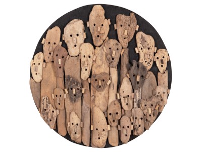 ΔΙΑΚΟΣΜΗΤΙΚΟ ΤΟΙΧΟΥ ΣΤΡΟΓΓΥΛΟ LICAS HM4441 DRIFTWOOD ΣΕ ΦΥΣΙΚΟ Φ62εκ