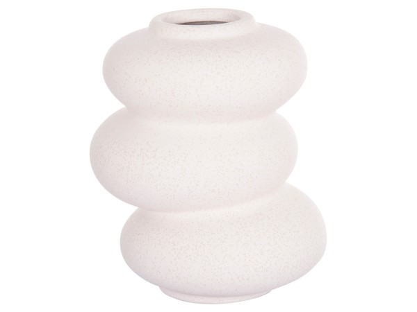 ΕΠΙΤΡΑΠΕΖΙΟ ΚΕΡΑΜΙΚΟ ΔΙΑΚΟΣΜΗΤΙΚΟ ROOK HM4628.01 ΥΠΟΛΕΥΚΟ ΚΡΥΣΤΑΛΛΙΚΟ Φ14x19Υεκ