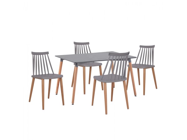 ΣΕΤ ΤΡΑΠΕΖΑΡΙΑΣ 5 ΤΜΧ ΤΡΑΠΕΖΙ MINIMAL ΜΕ ΚΑΡΕΚΛΕΣ VANESSA ΓΚΡΙ HM11327.10 120x80x73 cm ΣΕΤ ΤΡΑΠΕΖΑΡΙΑΣ 5 ΤΜΧ ΤΡΑΠΕΖΙ MINIMAL ΜΕ ΚΑΡΕΚΛΕΣ VANESSA ΓΚΡΙ HM11327.10 120x80x73 cm