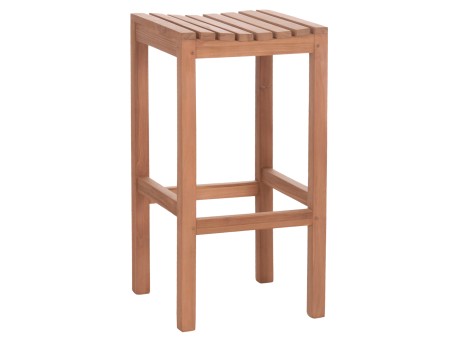 ΣΚΑΜΠΟ ΜΠΑΡ NIKOL HM18109 ΞΥΛΟ ΤΕΑΚ ΣΕ ΦΥΣΙΚΟ 40x40x77Υεκ.