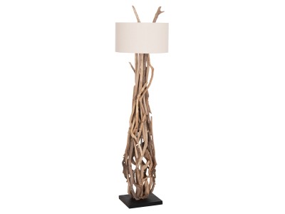 ΔΙΑΚΟΣΜΗΤΙΚΟ ΦΩΤΙΣΤΙΚΟ ΔΑΠΕΔΟΥ ALTAR HM4872 DRIFTWOOD--ΛΕΥΚΟ PVC Φ44.5x167Υεκ.