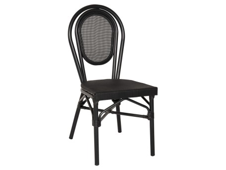 ΚΑΡΕΚΛΑ ΑΛΟΥΜΙΝΙΟΥ TRENT BAMBOO LOOK ΜΕ TEXTLINE 45x57x88 εκ. HM5052