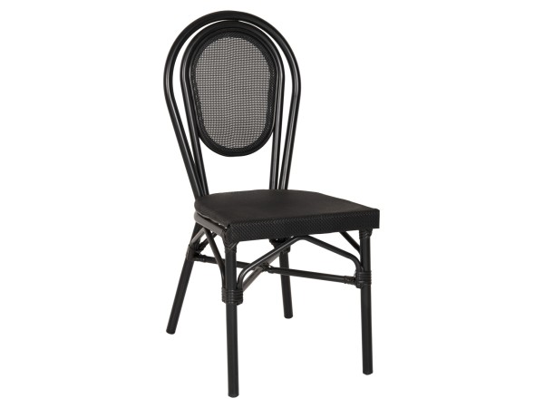 ΚΑΡΕΚΛΑ ΑΛΟΥΜΙΝΙΟΥ TRENT BAMBOO LOOK ΜΕ TEXTLINE 45x57x88 εκ. HM5052