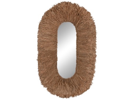 ΚΑΘΡΕΠΤΗΣ ΤΟΙΧΟΥ ΟΒΑΛ HM4711 ΠΛΑΙΣΙΟ ΙΝΕΣ ΣΙΖΑΛ ΣΕ ΧΡΩΜΑ ΦΥΣΙΚΟ 95x60x15(πάχος)εκ.