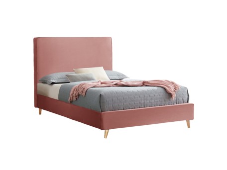 ΚΡΕΒΑΤΙ MAYLIN ΜΕ ΣΑΠΙΟ ΜΗΛΟ ΒΕΛΟΥΔΟ HM598.02 ΓΙΑ ΣΤΡΩΜΑ 120x200 EK.