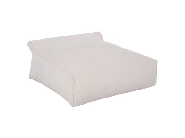 ΠΟΥΦ YAMIN 2ΑΤΟΜΩΝ ΜΕ TEXTILENE 600gr/m2 2X1 ΛΕΥΚΟ HM5773.11 140x140x40-60Υεκ.