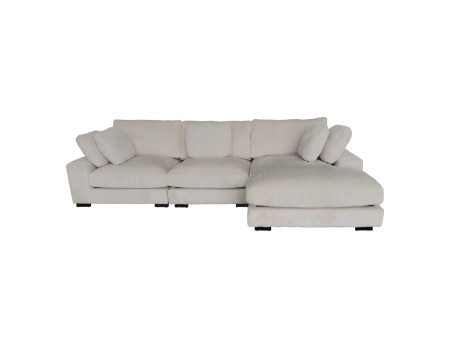 ΚΑΝΑΠΕΣ ΔΕΞΙΑ ΓΩΝΙΑ CRANFIELD HM3287.02R ΜΠΕΖ ΡΙΓΕ ΥΦΑΣΜΑ 313x169(γωνία)x80Υεκ.