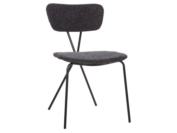 ΚΑΡΕΚΛΑ DORY HM9855.04 ΜΕΤΑΛΛΙΚΟΣ ΣΚΕΛΕΤΟΣ ΜΑΥΡΟΣ-ΣΚΟΥΡΟ ΓΚΡΙ ΥΦΑΣΜΑ 48,5x61x76Υεκ.