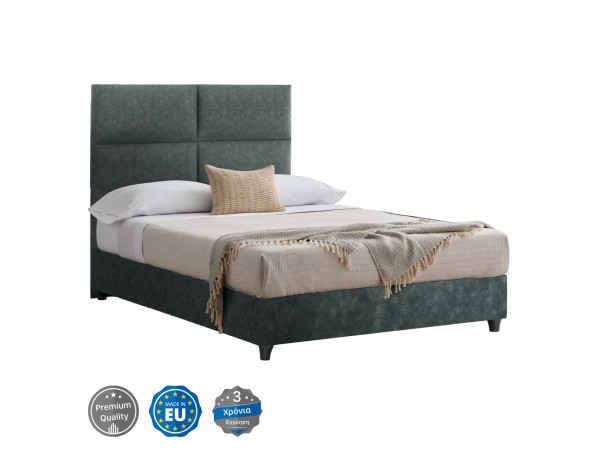 ΚΡΕΒΑΤΙ MILO ΑΠΟ ΠΡΑΣΙΝΟ ΥΦΑΣΜΑ τύπου NUBUCK HM646.27 ΓΙΑ ΣΤΡΩΜΑ 120x200 εκ. ΚΡΕΒΑΤΙ MILO ΑΠΟ ΠΡΑΣΙΝΟ ΥΦΑΣΜΑ τύπου NUBUCK HM646.27 ΓΙΑ ΣΤΡΩΜΑ 120x200 εκ.