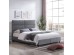 ΚΡΕΒΑΤΙ MILO ΜΕ ΑΠΟΘΗΚΕΥΤΙΚΟ ΑΠΟ ΓΚΡΙ ΒΕΛΟΥΔΟ HM622.10 ΓΙΑ ΣΤΡΩΜΑ 160x200 εκ.