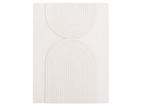 ΠΙΝΑΚΑΣ ΟΡΘΟΓΩΝΙΟΣ ΣΕΙΡΑ SANTORINI HM4523 MDF ΣΕ ΥΠΟΛΕΥΚΟ ΧΡΩΜΑ 60x4(πάχος)x80Υεκ.