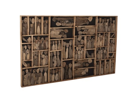 ΔΙΑΚΟΣΜΗΤΙΚΟ ΤΟΙΧΟΥ MYST HM4281 ΚΑΔΡΟ ΜΕ ΦΙΓΟΥΡΕΣ ΑΠΟ DRIFTWOOD 200x6x120Υεκ.