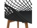 ΣΕΤ ΤΡΑΠΕΖΑΡΙΑΣ 5ΤΜΧ ARIADNE HM21174 MDF TOP & ΠΟΛΥΠΡΟΠΥΛΕΝΙΟ ΣΕ ΜΑΥΡΟ