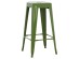 ΣΚΑΜΠΟ BAR ΜΕΤΑΛΛΙΚΟ MELITA ΣΕ LIGHT OLIVE GREEN HM8642.13 43x43x78 εκ.