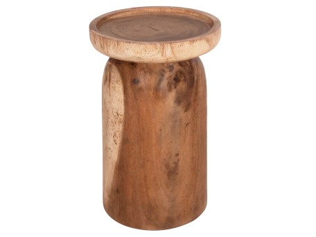 ΤΡΑΠΕΖΙ ΒΟΗΘΗΤΙΚΟ LOKI HM9899.11 ΜΑΣΙΦ ΞΥΛΟ SUAR ΣΕ ΦΥΣΙΚΟ Φ30x50Υεκ.