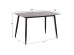 ΤΡΑΠΕΖΙ RAVEN HM9854.13 ΚΕΡΑΜΙΚΟ TOP ΓΚΡΙ ΜΑΡΜΑΡΟ-ΜΑΥΡΟ ΜΕΤΑΛΛΟ 120x70x73Υεκ.