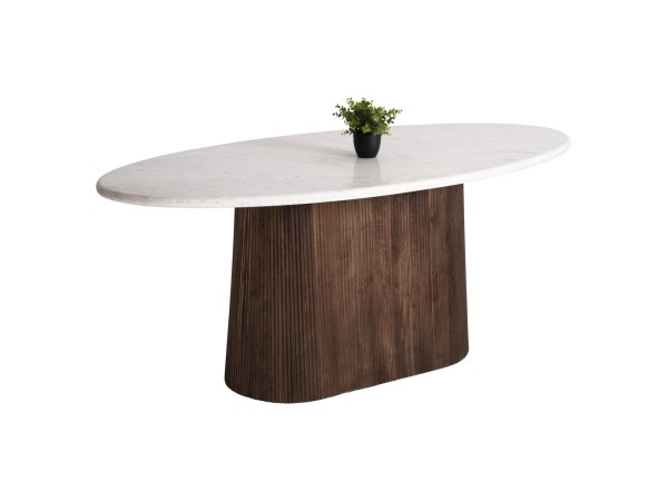 ΤΡΑΠΕΖΙ ΤΡΑΠΕΖΑΡΙΑΣ ΟΒΑΛ PURGER HM9715 ΜΑΣΙΦ MANGO-ΛΕΥΚΟ ΜΑΡΜΑΡΟ 180x90x76Υεκ. ΤΡΑΠΕΖΙ ΤΡΑΠΕΖΑΡΙΑΣ ΟΒΑΛ PURGER HM9715 ΜΑΣΙΦ MANGO-ΛΕΥΚΟ ΜΑΡΜΑΡΟ 180x90x76Υεκ.