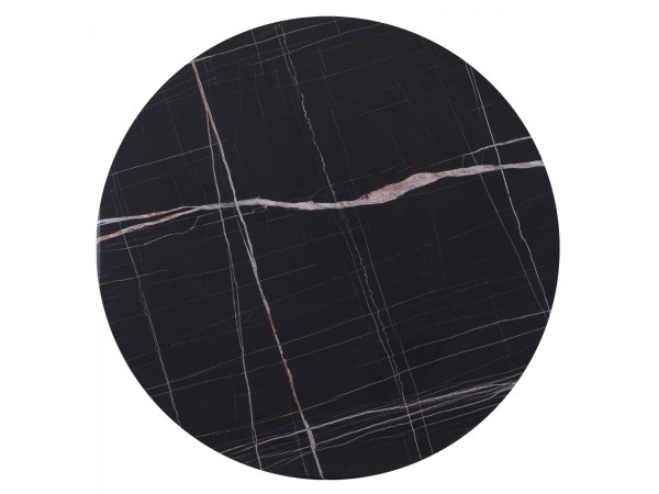 ΕΠΙΦΑΝΕΙΑ ΤΡΑΠΕΖΙΟΥ Φ70Χ2.5εκ. WERZALIT ΜΑΥΡΟ ΜΑΡΜΑΡΟ 741 HM5228.13