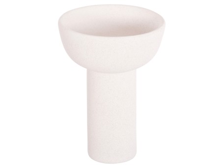 ΕΠΙΤΡΑΠΕΖΙΟ ΚΕΡΑΜΙΚΟ ΔΙΑΚΟΣΜΗΤΙΚΟ ELENDIL HM4602.01 ΥΠΟΛΕΥΚΟ ΚΡΥΣΤΑΛΛΙΚΟ Φ23x32Υ εκ.